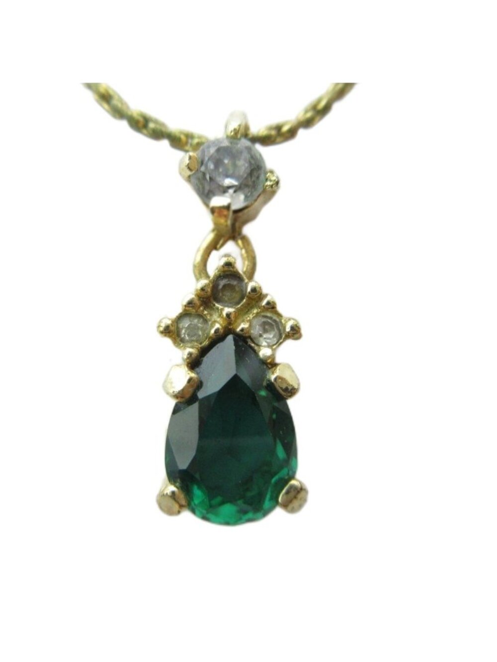 Dior Pendant Logo Gold Necklace